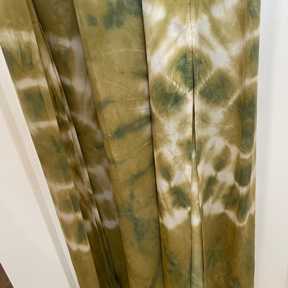 Young Fabulous & Broke Green Tie Dye Maxi Dress XS - Picture 6 of 8